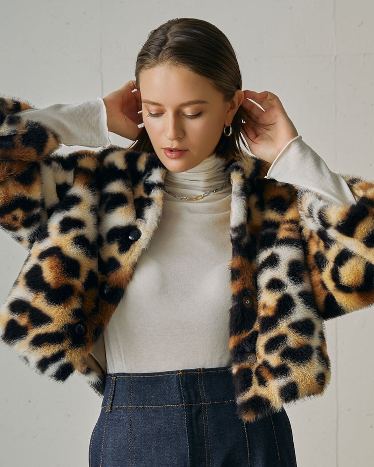 カシミヤシルク混・タートルネック 詳細画像 オフホワイト 4