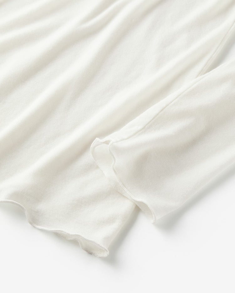 カシミヤシルク混・タートルネック 詳細画像 オフホワイト 8