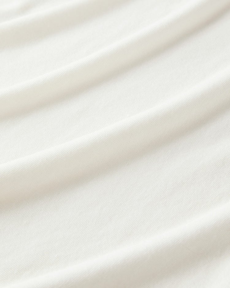 カシミヤシルク混・クルーネック 詳細画像 オフホワイト 8