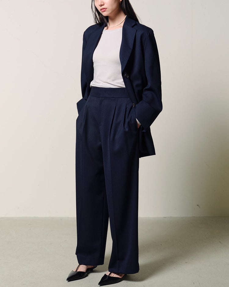 カシミヤシルク混・クルーネック 詳細画像 ライトグレー 7