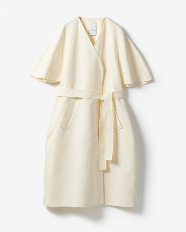 ライトダブルフェイス・ベルテッドコート 詳細画像 アイボリー 10