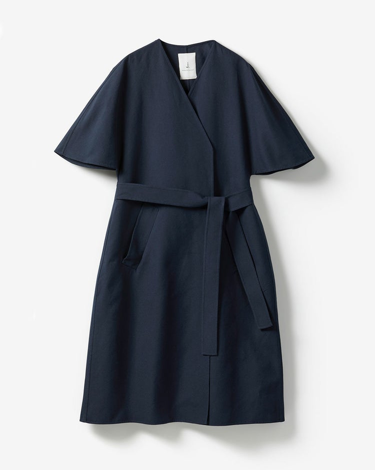 ライトダブルフェイス・ベルテッドコート 詳細画像 ネイビー 8