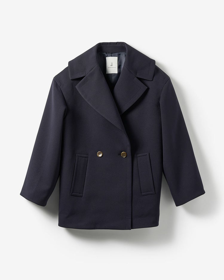 マトラッセクロス・モダンピーコート 詳細画像 ダークネイビー 1