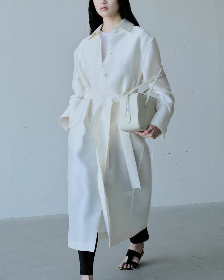 オクタダブルクロス・ドレスコート 詳細画像 ホワイト 2