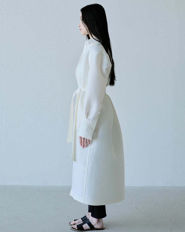 オクタダブルクロス・ドレスコート 詳細画像 ホワイト 3