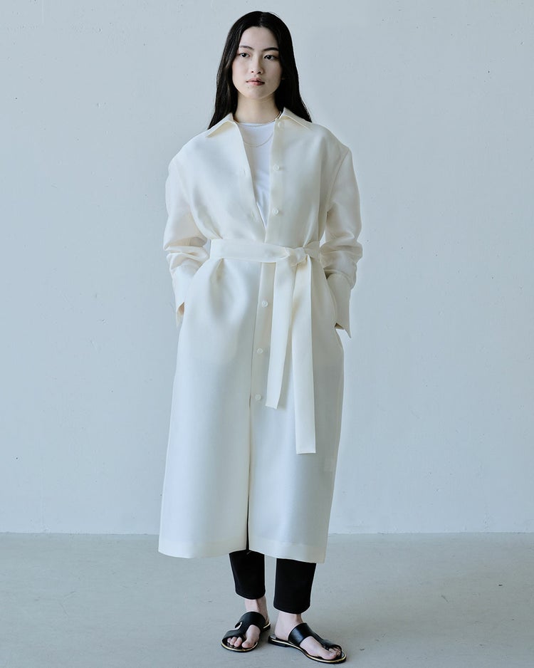 オクタダブルクロス・ドレスコート 詳細画像 ホワイト 5