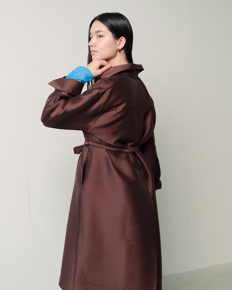 オクタダブルクロス・ドレスコート 詳細画像 ブラウン 2