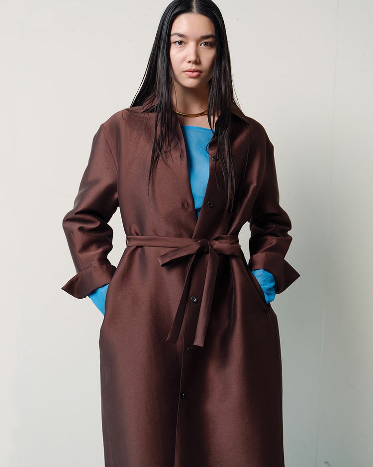 オクタダブルクロス・ドレスコート 詳細画像 ブラウン 4