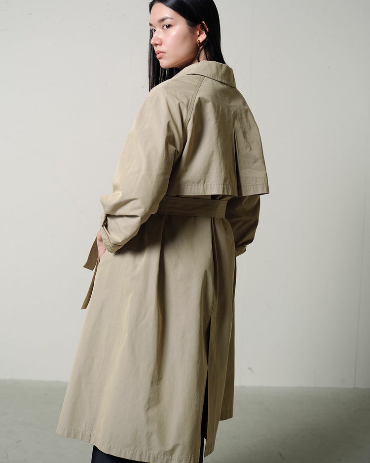 イタリアンシャンブレー・ライトトレンチコート 詳細画像 ベージュ 2