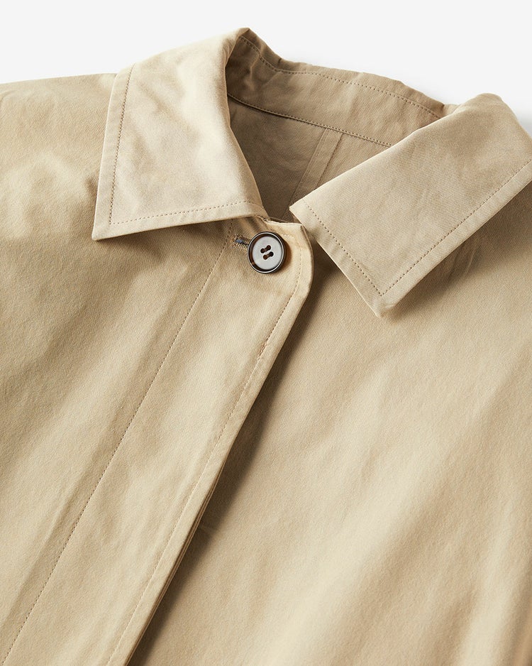 イタリアンシャンブレー・ライトトレンチコート 詳細画像 ベージュ 6