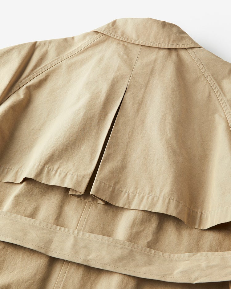 イタリアンシャンブレー・ライトトレンチコート 詳細画像 ベージュ 8