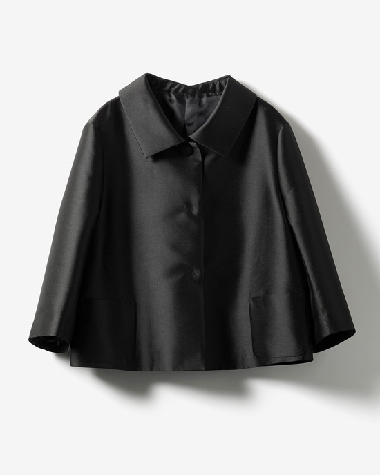 シルクタフタ・フォルムジャケット