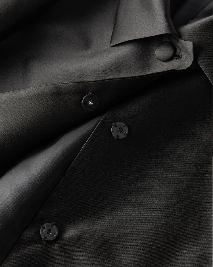 シルクタフタ・フォルムジャケット 詳細画像 ブラック 7