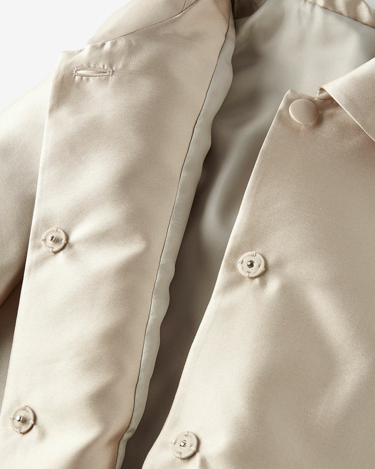 シルクタフタ・フォルムジャケット 詳細画像 ベージュ 8