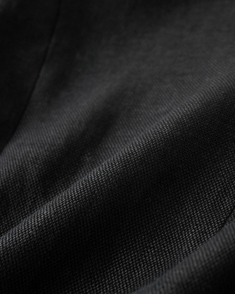 オックスリネン・ノーカラージャケット 詳細画像 ブラック 5
