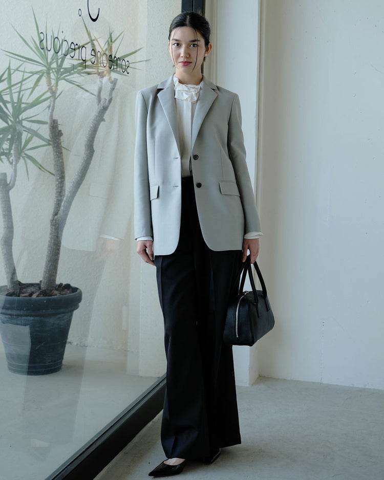 シルキーダブルフェイス・シングルジャケット 詳細画像 ミントグリーン 4