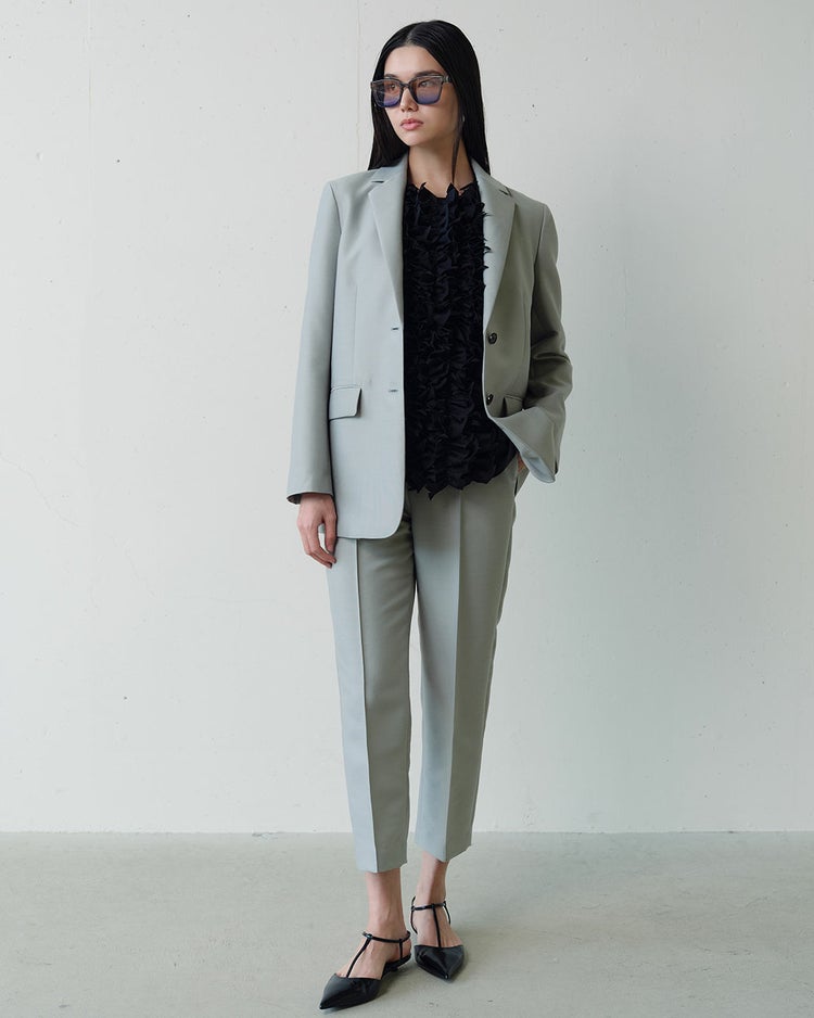 シルキーダブルフェイス・シングルジャケット 詳細画像 ミントグリーン 7