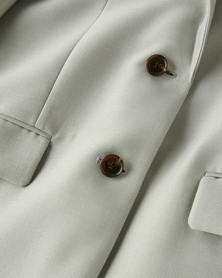 シルキーダブルフェイス・シングルジャケット 詳細画像 ミントグリーン 8