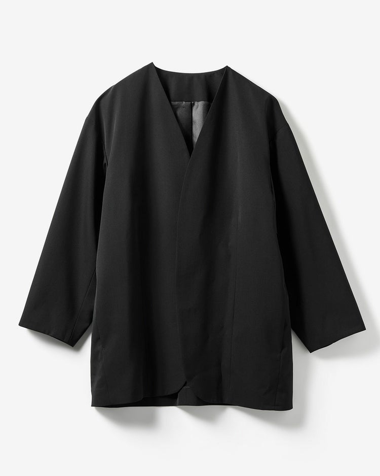 ドライタッチツイル・オーバーサイズジャケット 詳細画像 ブラック 4