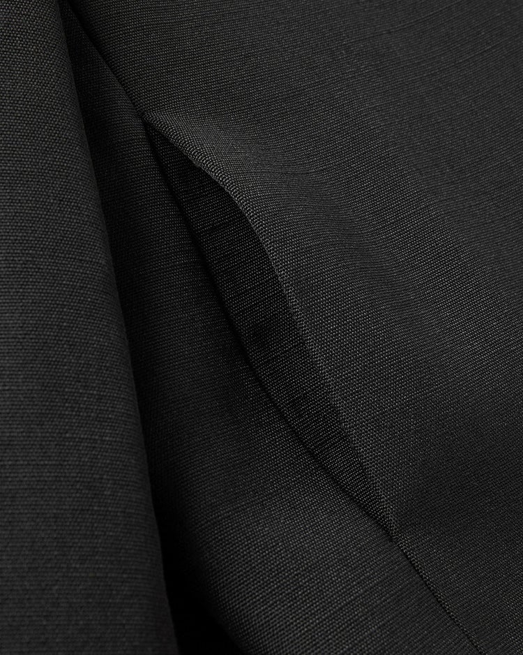 リネンタッチ・コンパクトジャケット 詳細画像 ブラック 3