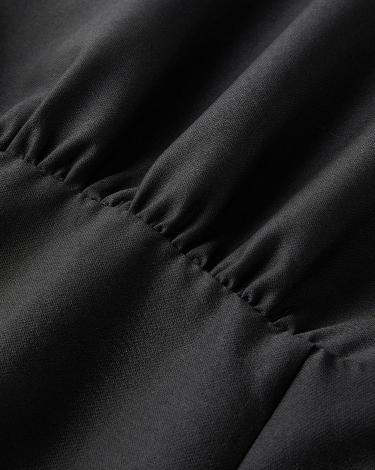 シルキーダブルフェイス・フレンチタイトドレス 詳細画像 ブラック 9