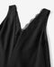 ビスコースストレッチ・コンビレースワンピース 詳細画像