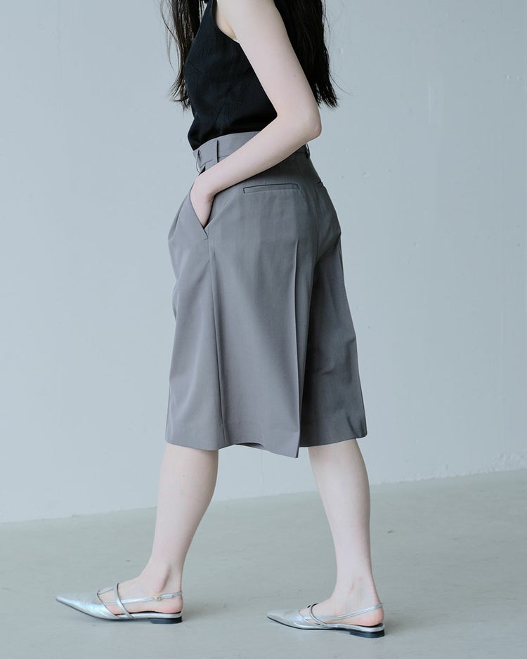 ドライタッチツイル・ハーフパンツ 詳細画像 グレー 3