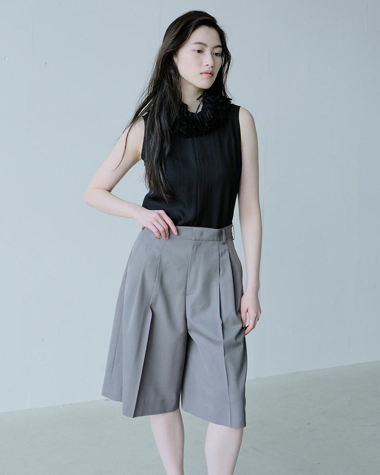 ドライタッチツイル・ハーフパンツ 詳細画像 グレー 6