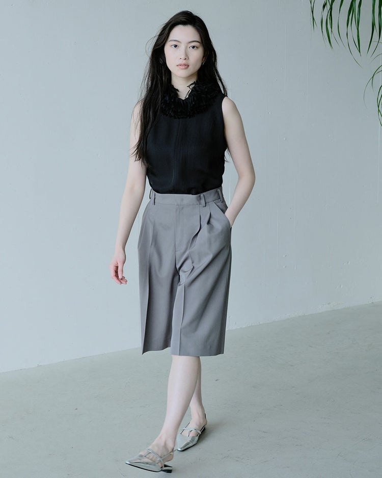 ドライタッチツイル・ハーフパンツ 詳細画像 グレー 7