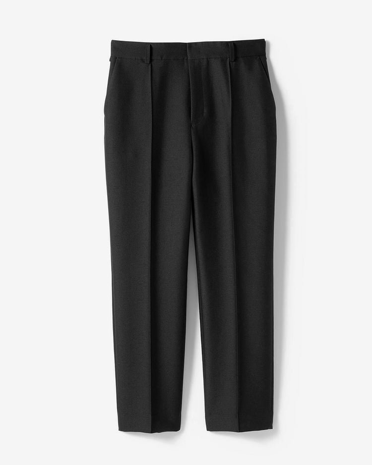 シルキーダブルフェイス・テーパードパンツ 詳細画像 ブラック 9