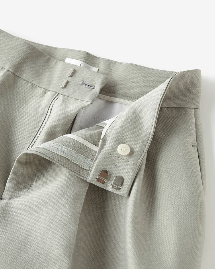 シルキーダブルフェイス・タックワイドパンツ 詳細画像 ミントグリーン 7