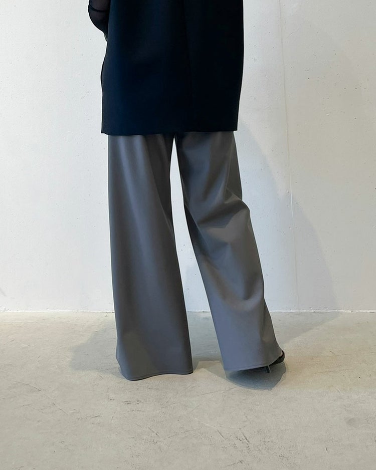 ドライタッチツイル・バイアスワイドパンツ 詳細画像 グレー 5