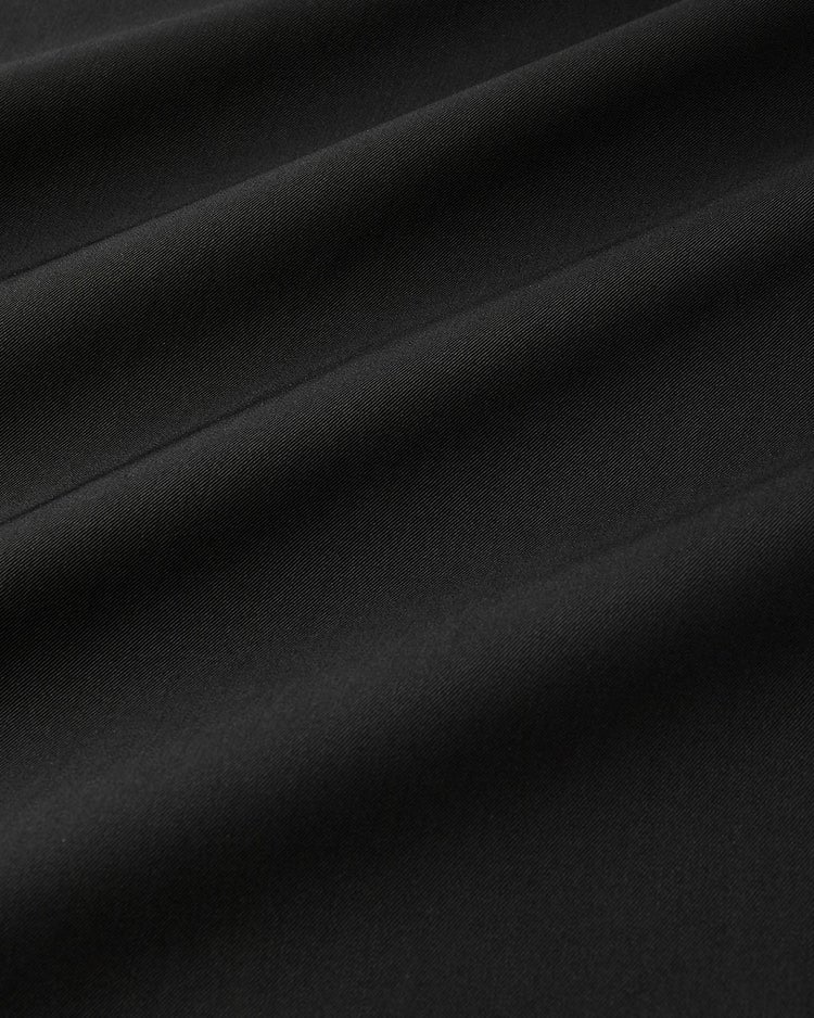 ドライタッチツイル・ロングキュロットパンツ 詳細画像 ブラック 5