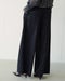 強撚コットン・サイド切り替えワイドパンツ 詳細画像