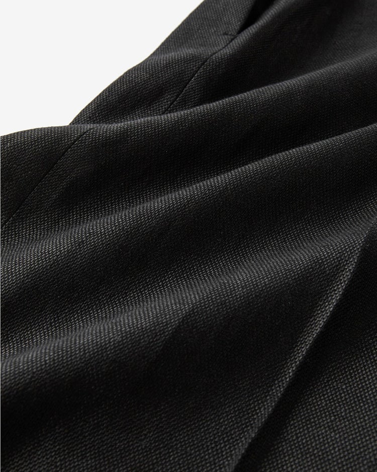 オックスリネン・タックワイドパンツ 詳細画像 ブラック 5