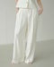 オックスリネン・タックワイドパンツ 詳細画像