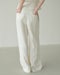 オックスリネン・タックワイドパンツ 詳細画像