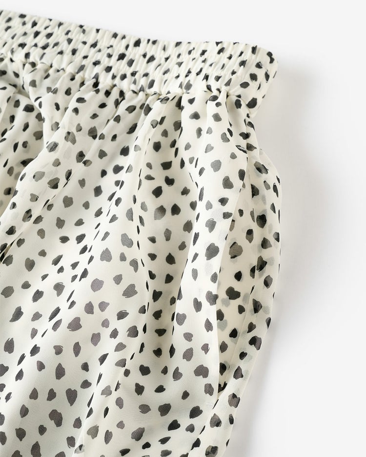 シフォンジョーゼット・ワイドパンツ 詳細画像 ホワイト 5