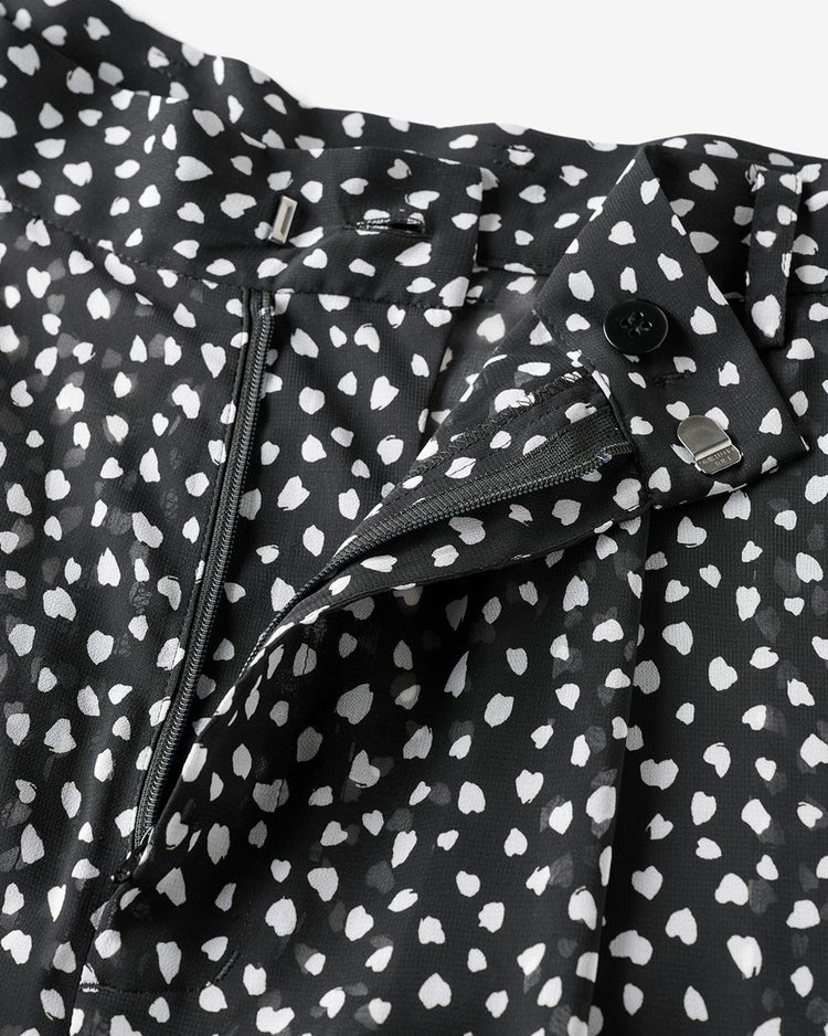 シフォンジョーゼット・ワイドパンツ 詳細画像 ブラック 10