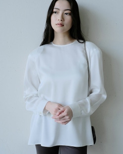 ダブルサテン・Tブラウス