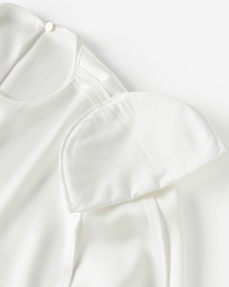 ダブルサテン・Tブラウス 詳細画像 ホワイト 7