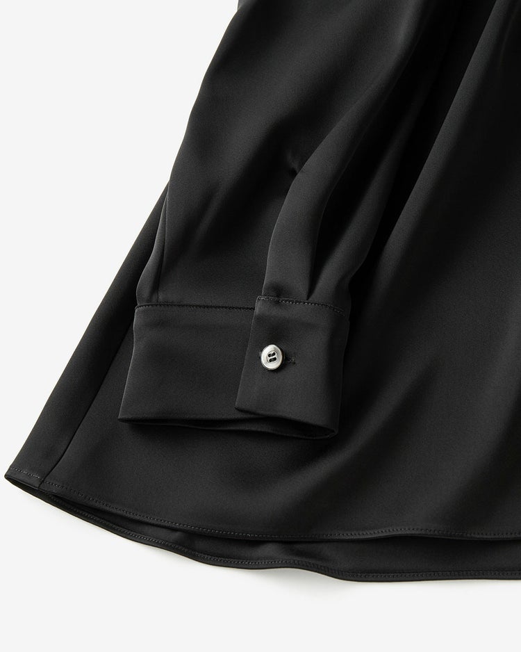 ダブルサテン・Tブラウス 詳細画像 ブラック 8