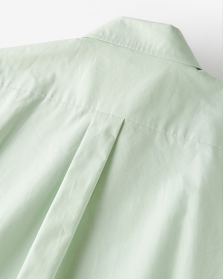 高密度タイプライター・フリルシャツ 詳細画像 ミントグリーン 9