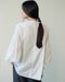 高密度タイプライター・パフ袖ブラウス 詳細画像