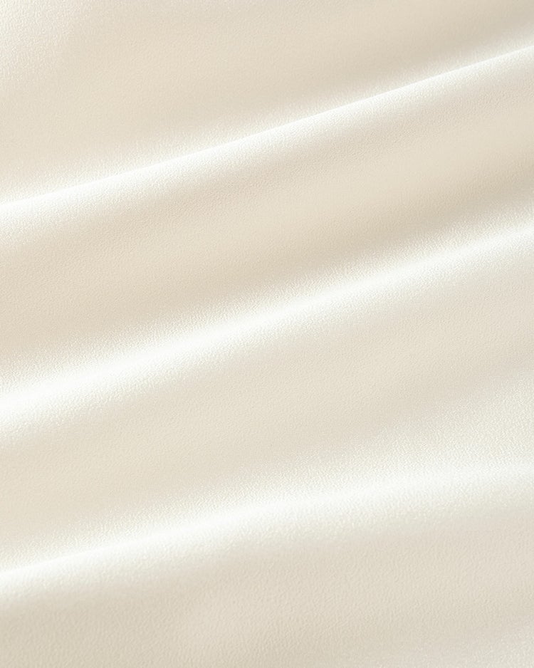 オクタダブルクロス・袖シャーリングブラウス 詳細画像 アイボリー 9