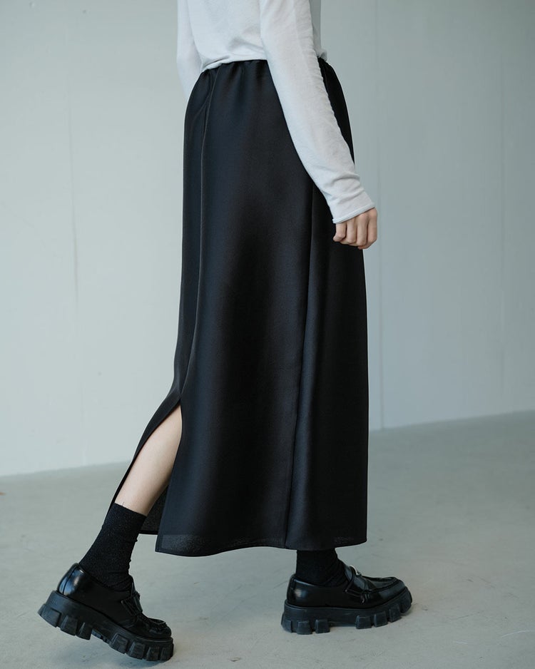 オクタダブルクロス・ナロースカート 詳細画像 ブラック 2