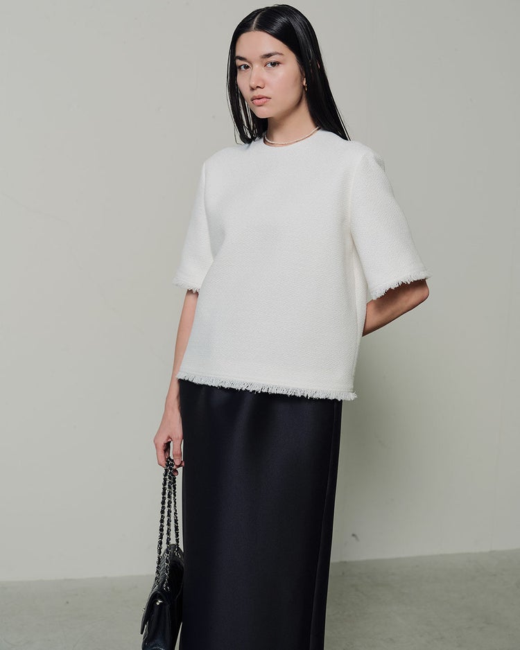 オクタダブルクロス・ナロースカート 詳細画像 ブラック 4