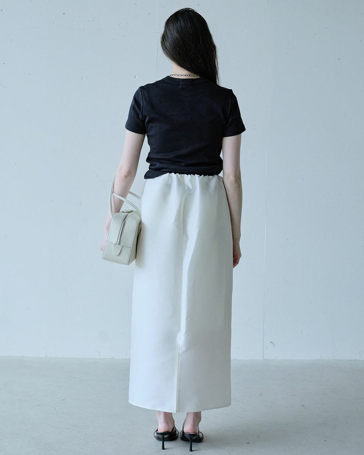 オクタダブルクロス・ナロースカート 詳細画像 アイボリー 5