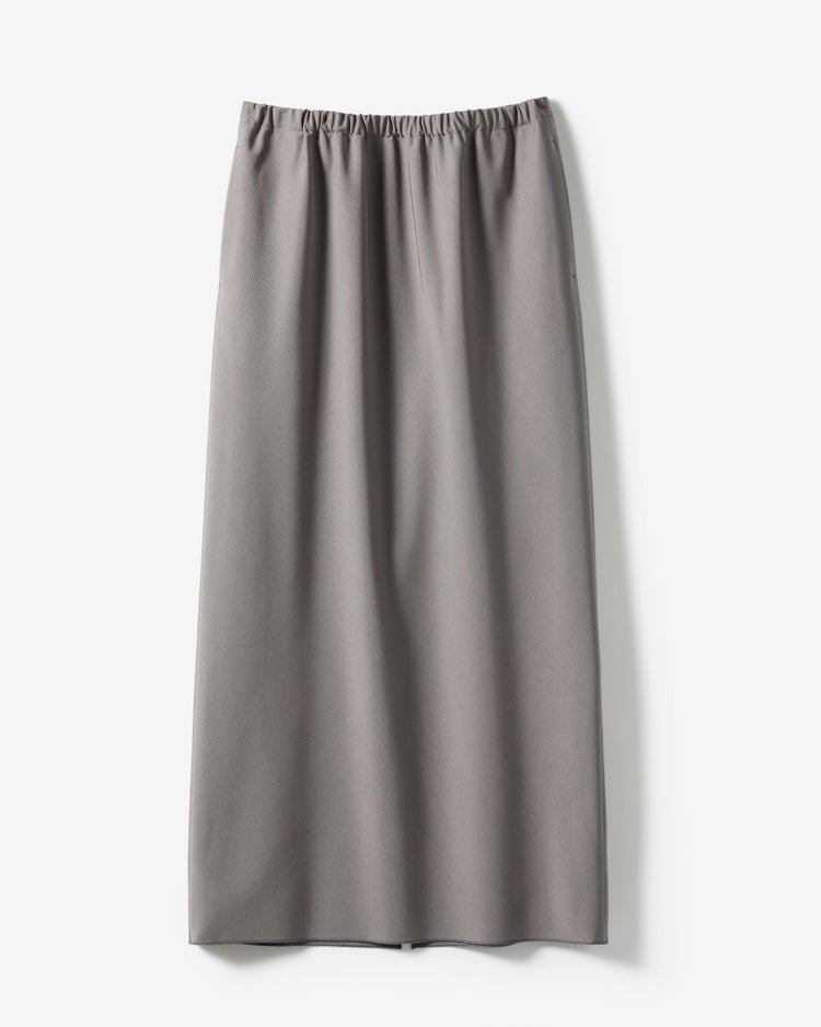 ドライタッチツイル・バイアスロングスカート 詳細画像 グレー 6