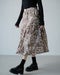 イタリアンタフタ・レオパードスカート 詳細画像